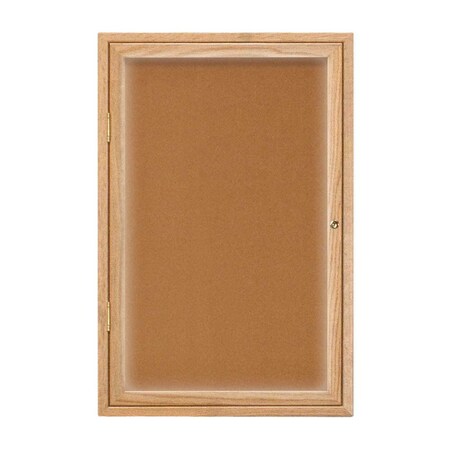 United Visual Products Triple Door Enclosed Radius EZ Tack Board, 96"x48", Header, Satin/White UV7016EZ-WHITE-SATIN